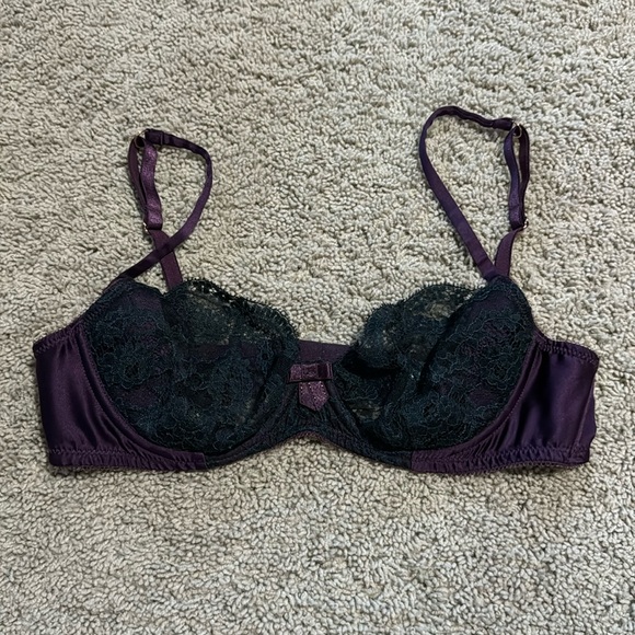 Myla London Rich Purple & Carbon Green Bra - Picture 4 of 8